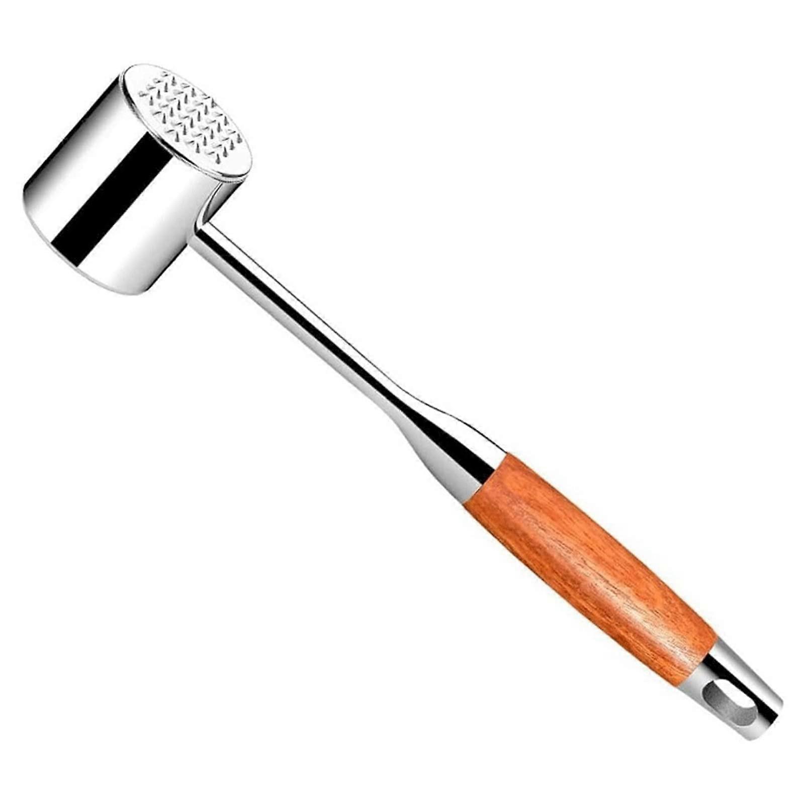 Meat Tenderizer Hammer with DualSided Surface and NonSlip Handle for Steak Beef Poultry