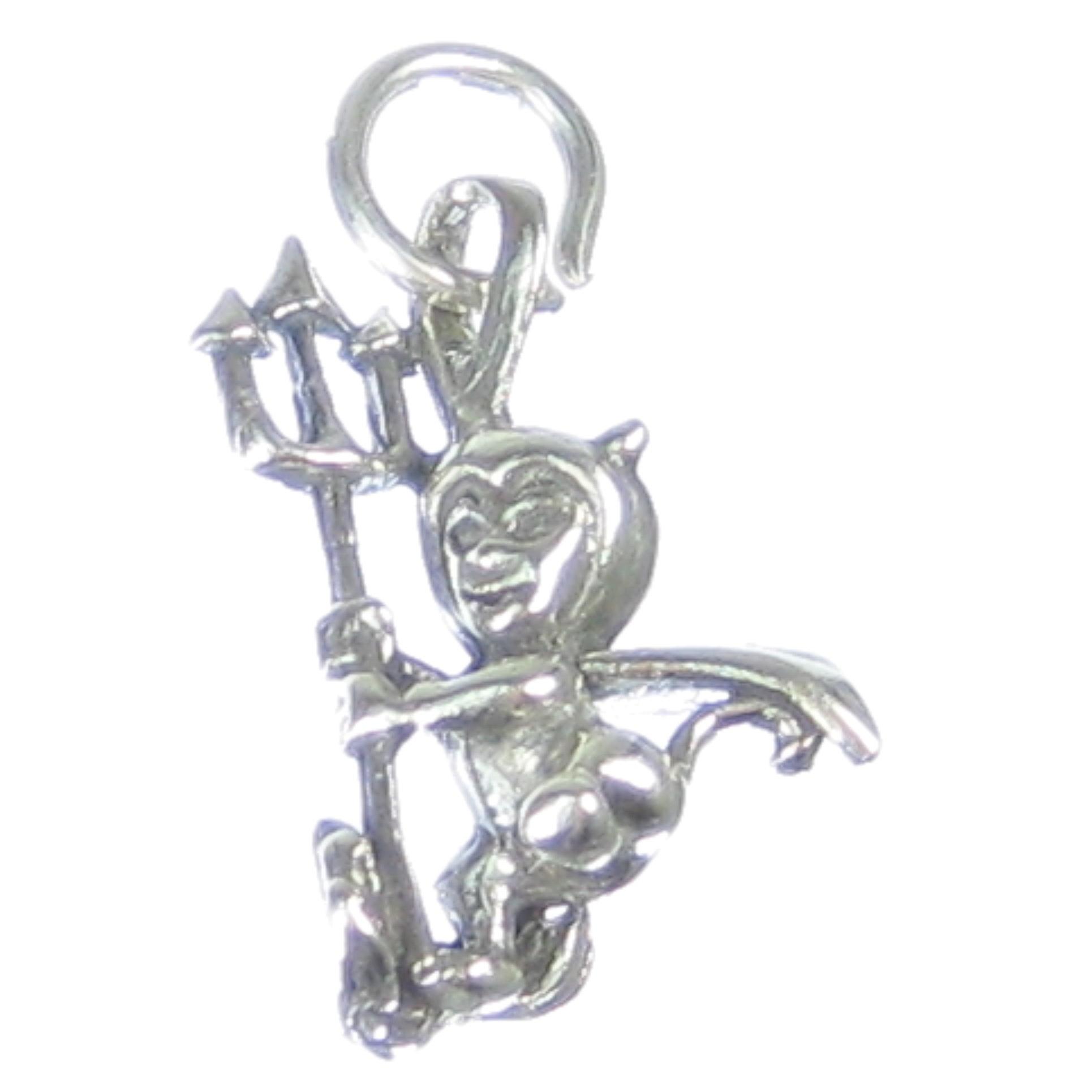 Devil sterling silver charm .925 x 1 Horny Devils Naughty charms