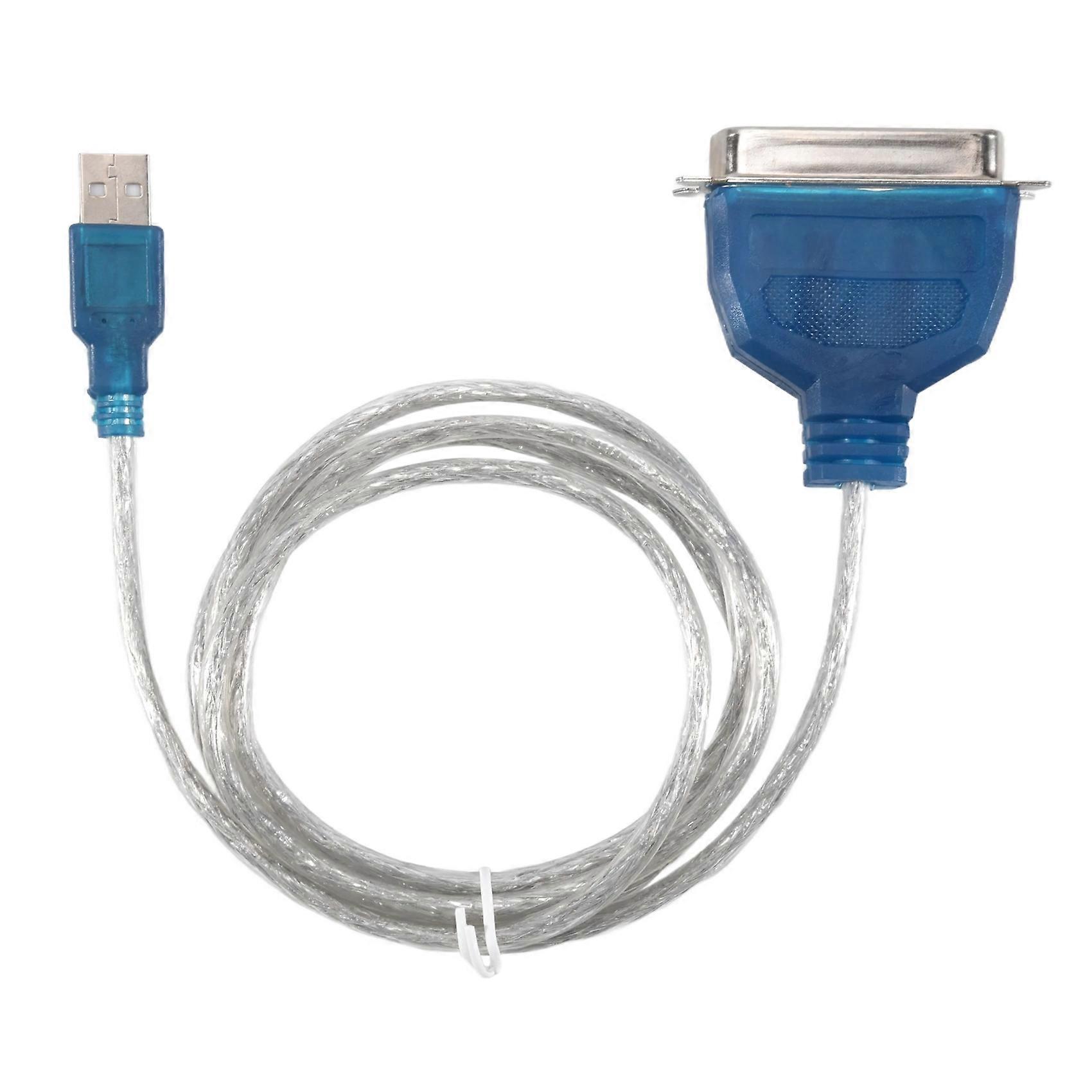 USB to Parallel IEEE 1284 Printer Adapter Cable PC (Connect your old parallel printer to a USB port)