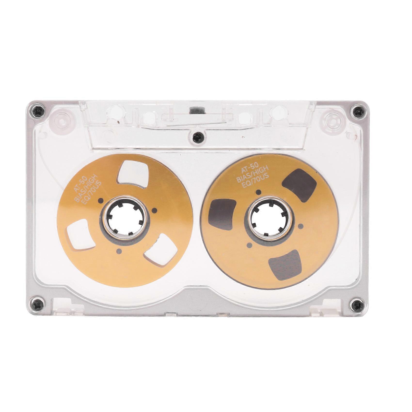 55 Minute Blank Tape Disk Double-Sided Metal Small Open Disk Blank Cassette Tape Tape Disk, E