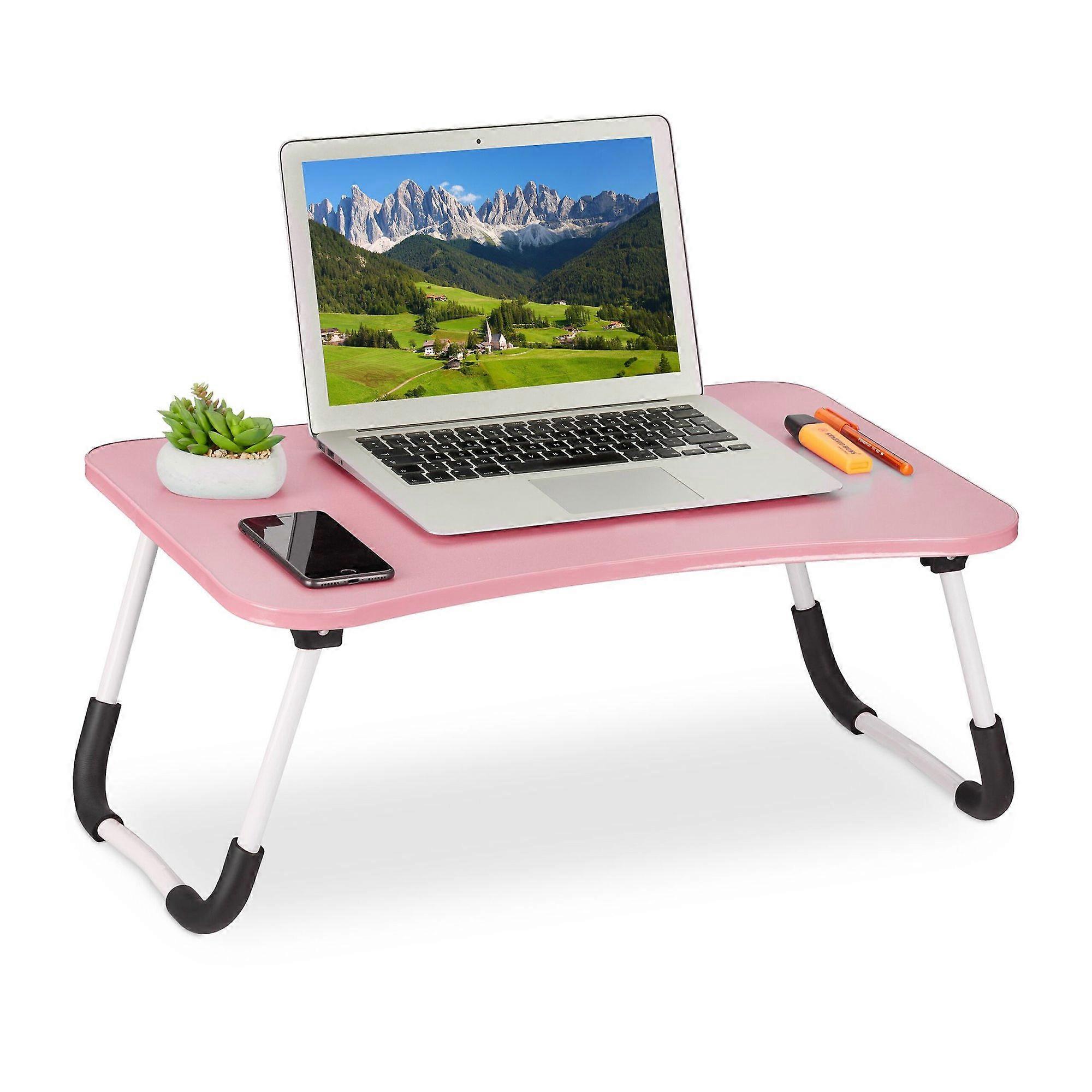 Rosa laptopbord