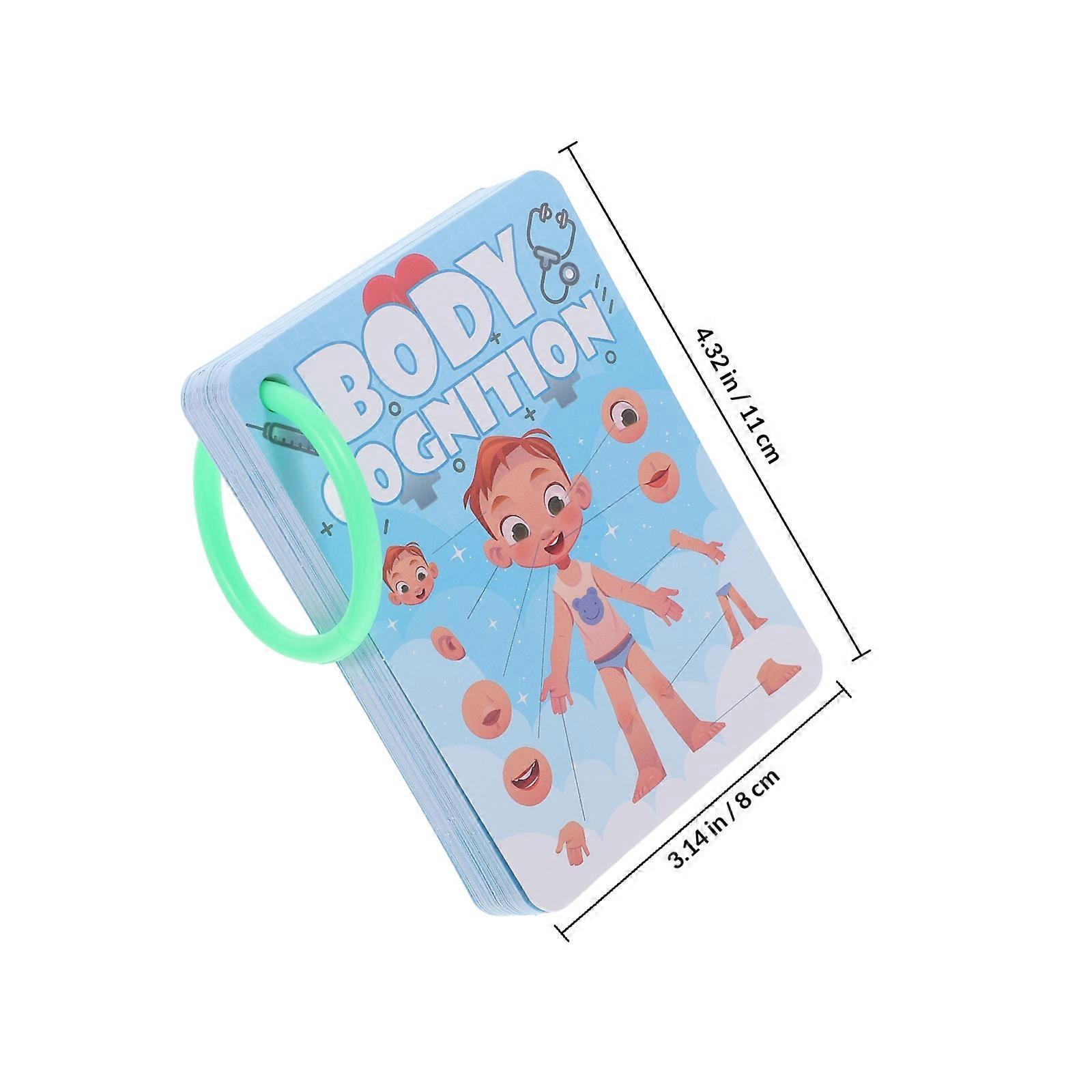 Kids Playthings Body Cards 1Set for Interactive Learning Activities