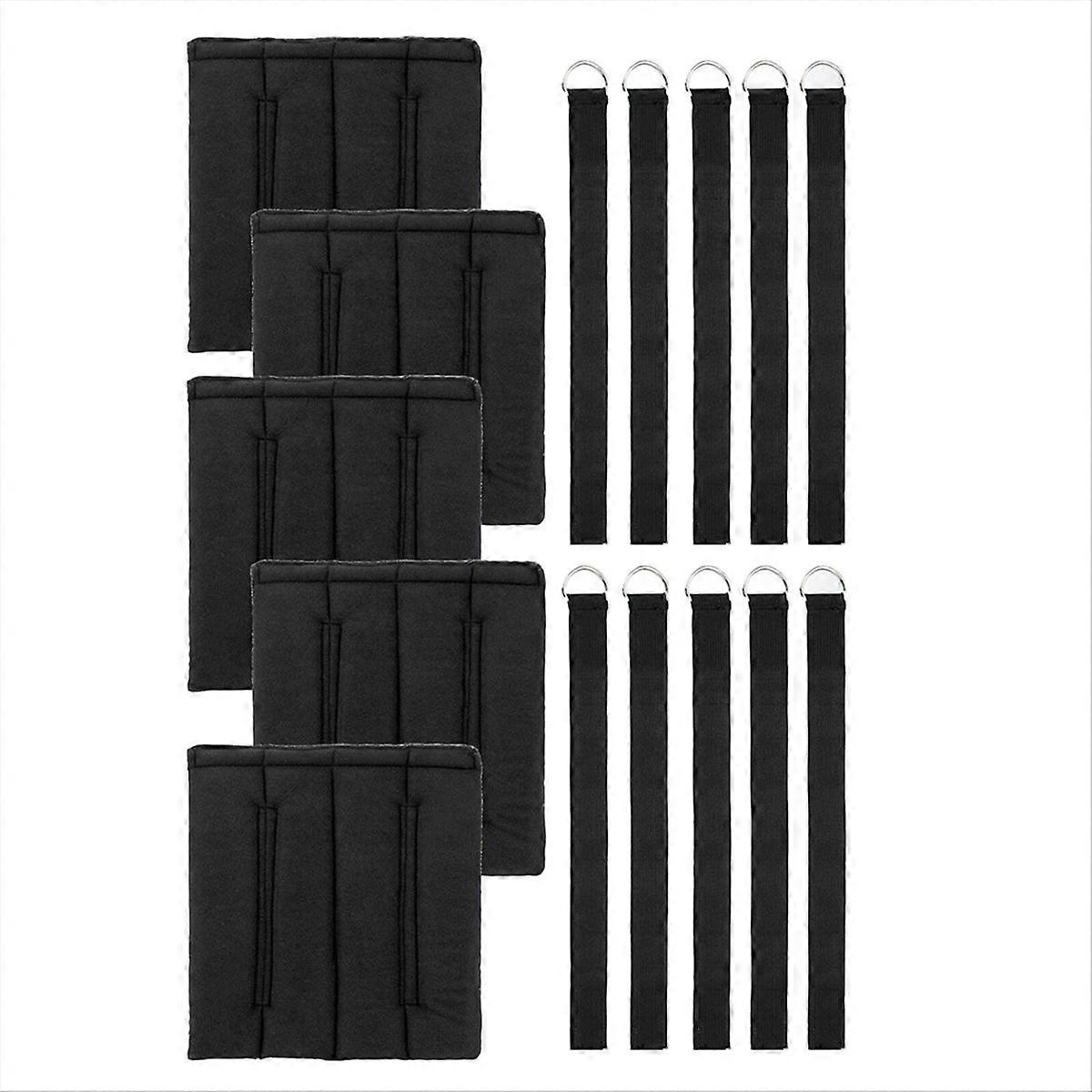 5PCS Bunk Bed Ladder Pads with 10 Adjustable Straps