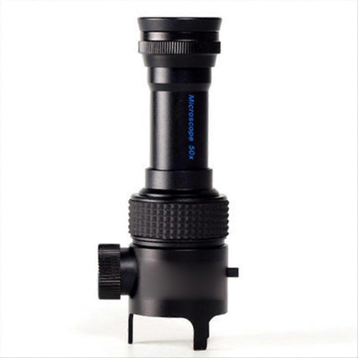 Lupa iluminada para microscopio de bolsillo 50X