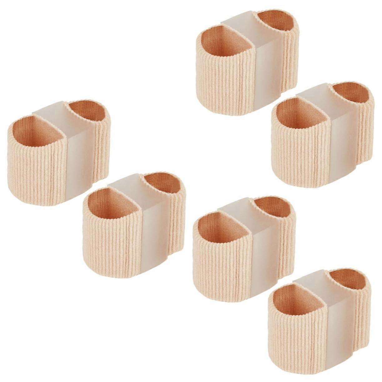 Gel Toe Separators and Bunion Corrector 6pcs Reusable Soft Ergonomic Design for Foot Alignment