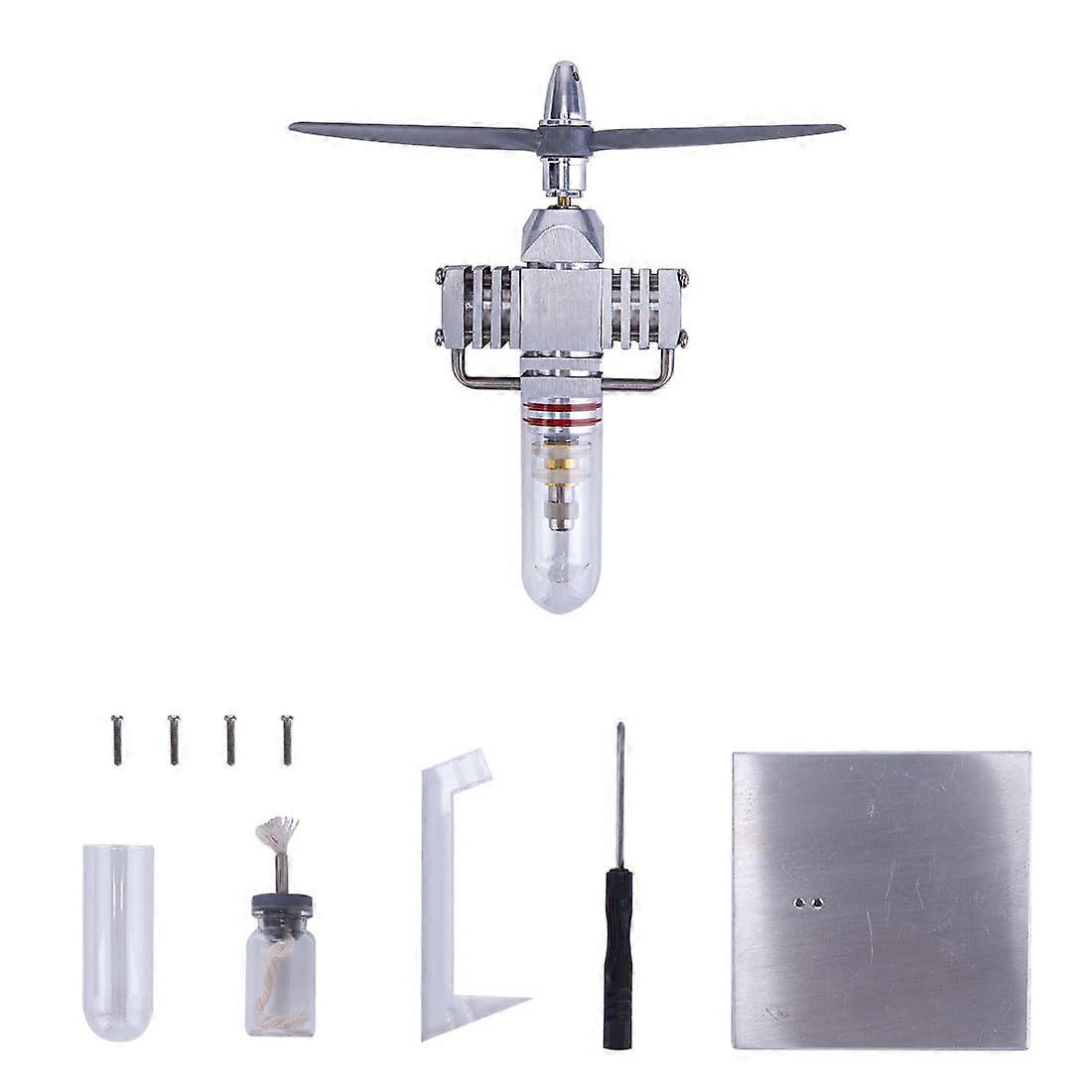 Pocket Stirling Engine Model Toy with Visible Thermodynamic Process, Durable Alloy Educational Display