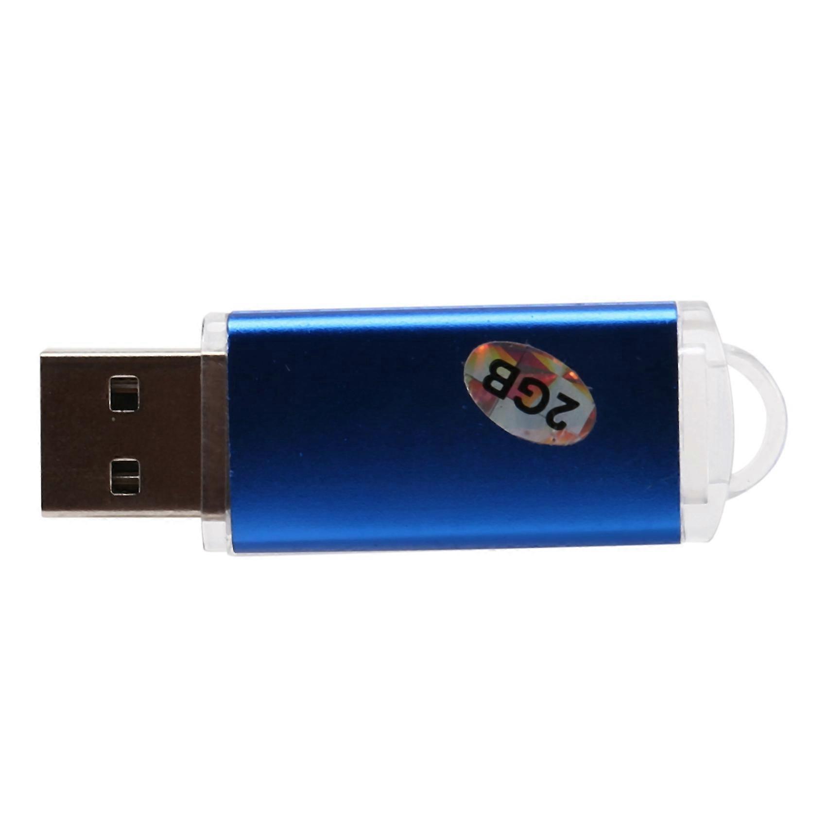 6X 2GB USB 2.0 Flash U Disk Blue