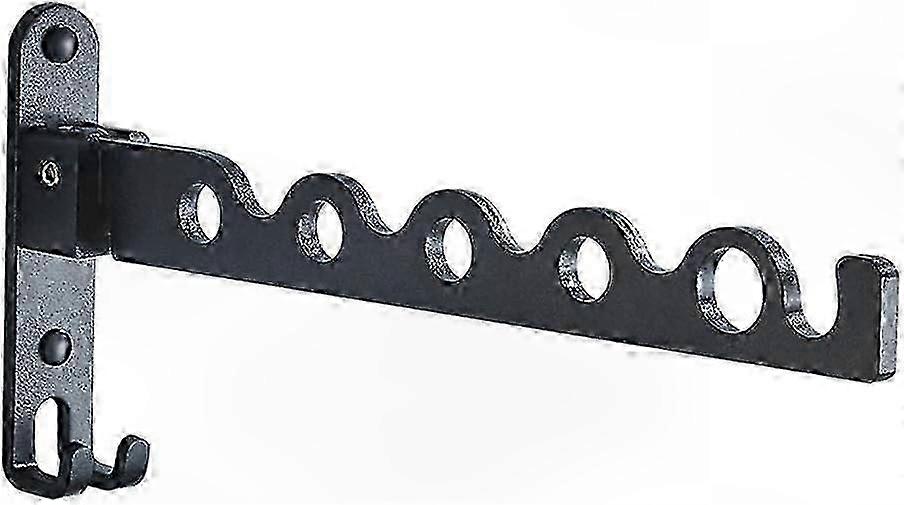 Wall-Mounted Foldable Drying Rack for Bathroom and Laundry Use