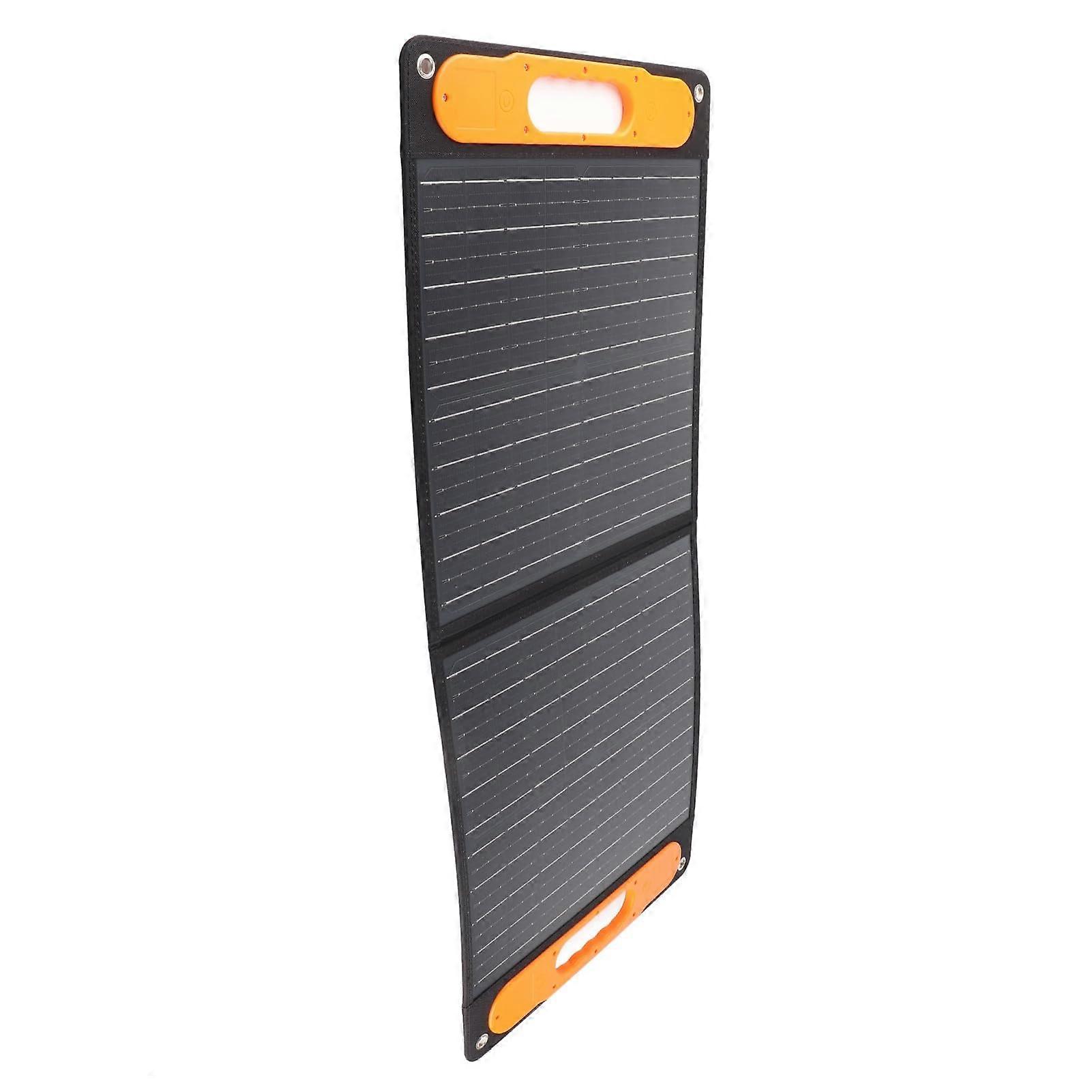 60W Portable Solar Panel 18V 3.3A  Conversion Efficiency Dust Proof Design for RV Camping