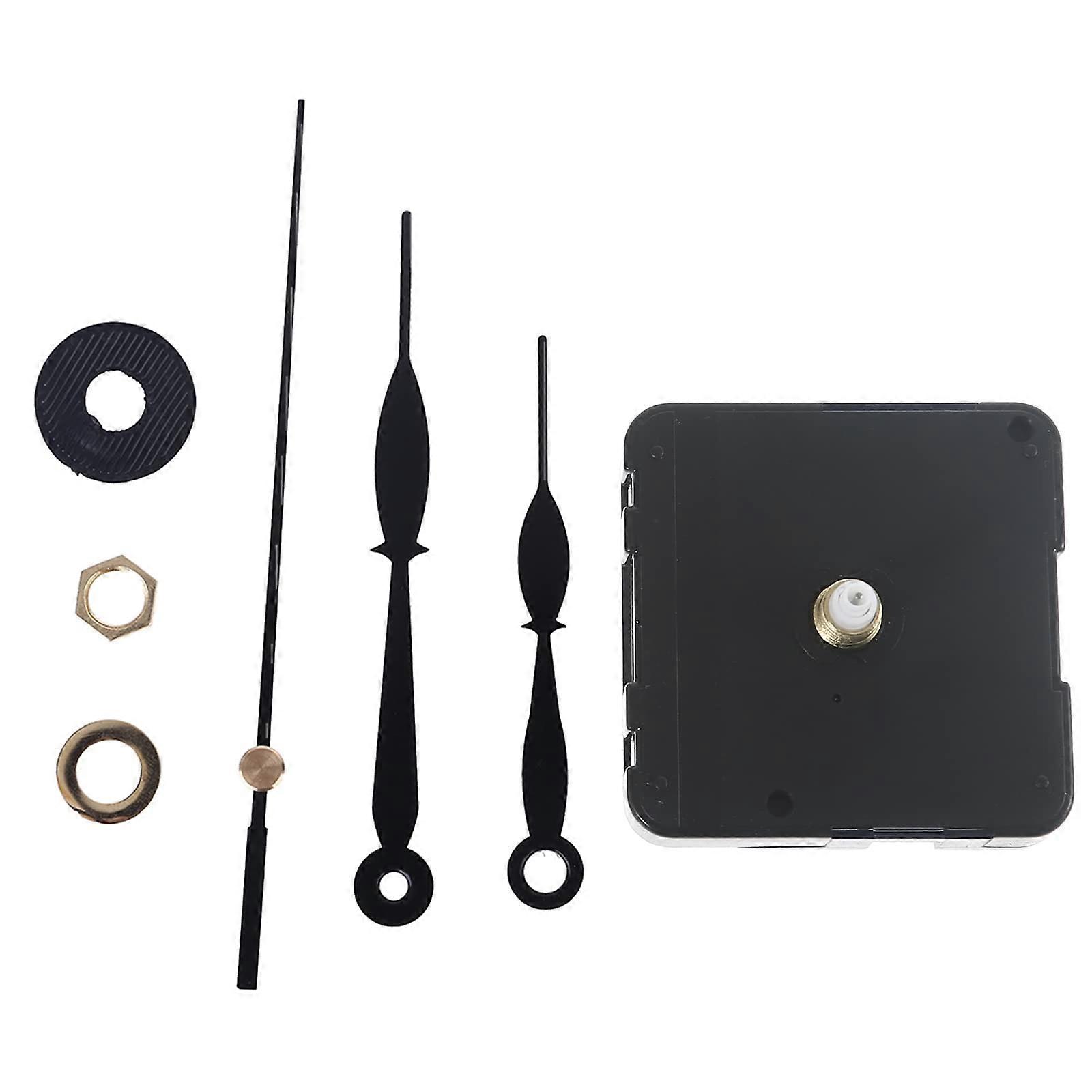 Wall Clock Movement Replacement Kit with Hands Motor Battery Powered for DIY Quick