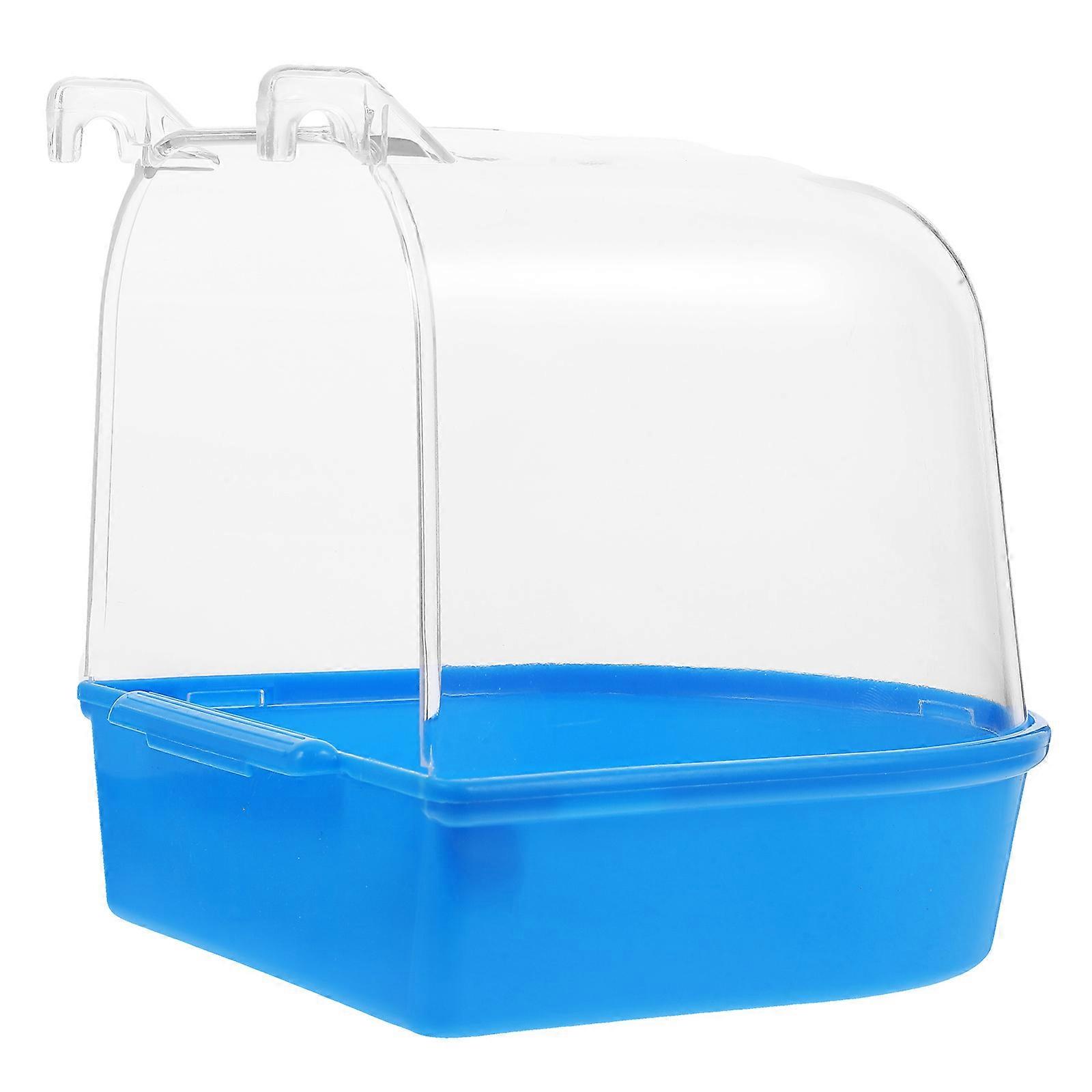 Bird Bath Cage Attachment for Parakeets Offering Convenient Bathing