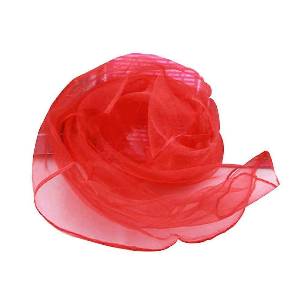 Dance Silk Performance Scarf for Movement Red