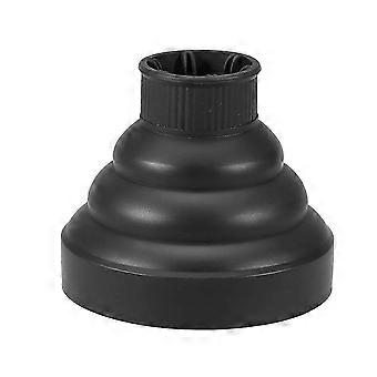 prodef Sèche-cheveux pliable en silicone noir de haute qualité, accessoire de coiffure et diffuseur de chaleur pour cheveux