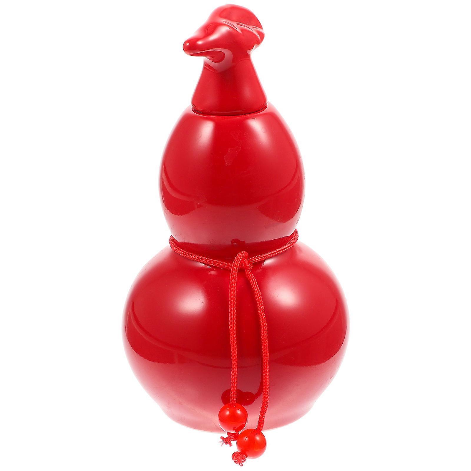Red Ceramic Jar for Efficient Bulk Storage Mini Gourd Bottle