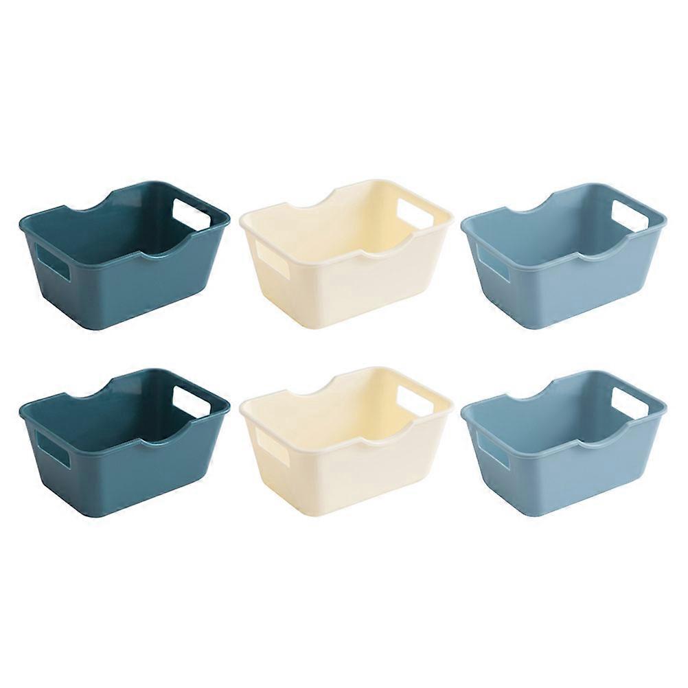 Desktop Organizer Storage Case for Storage Use 6Pcs Assorted