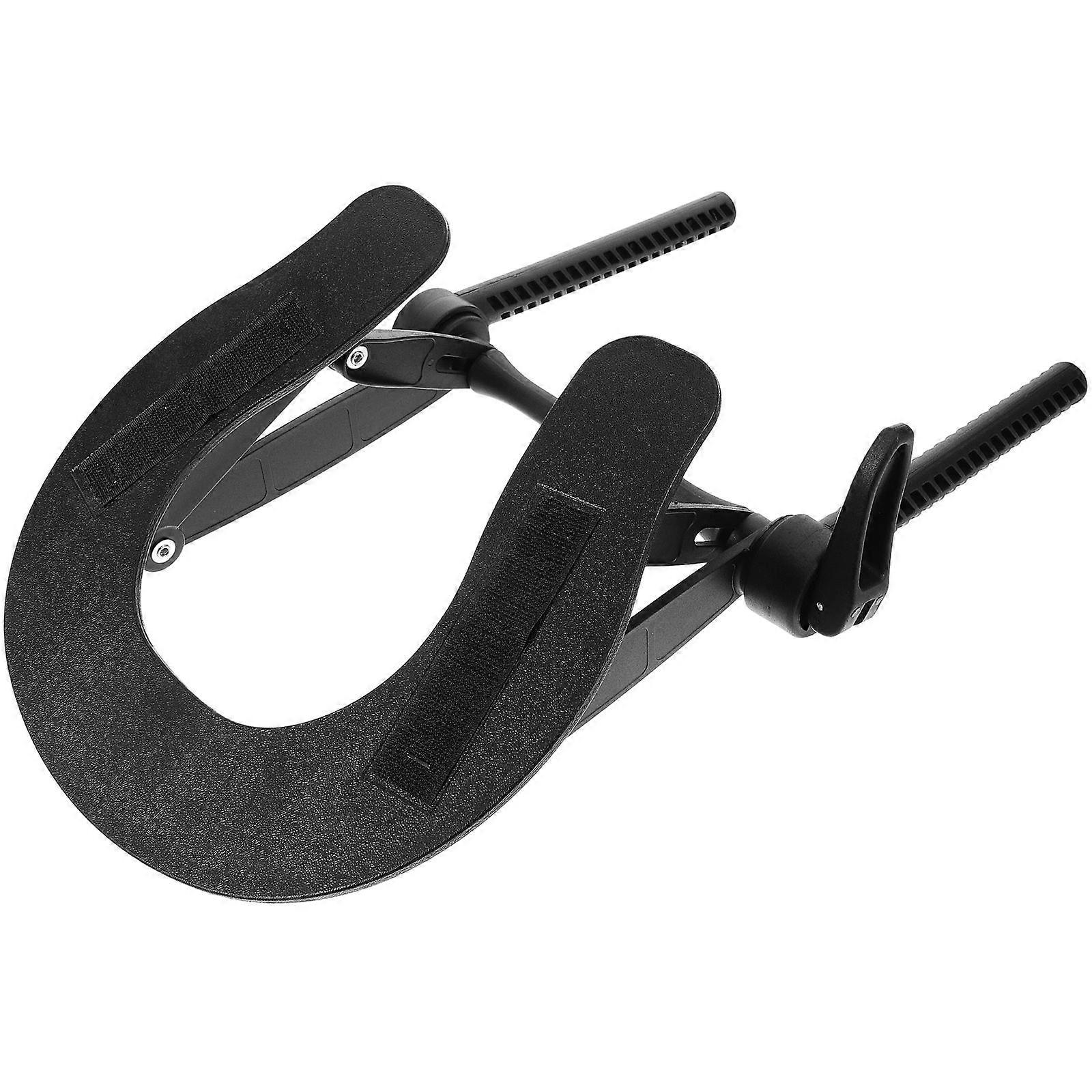 Black Plastic Head Rest Face Support for Massage Table Comfortable and Durable