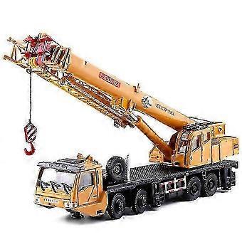 1:55 Alloy Crane Toy with Rotating Platform, Telescopic Boom & Support Legs for Ages 3+