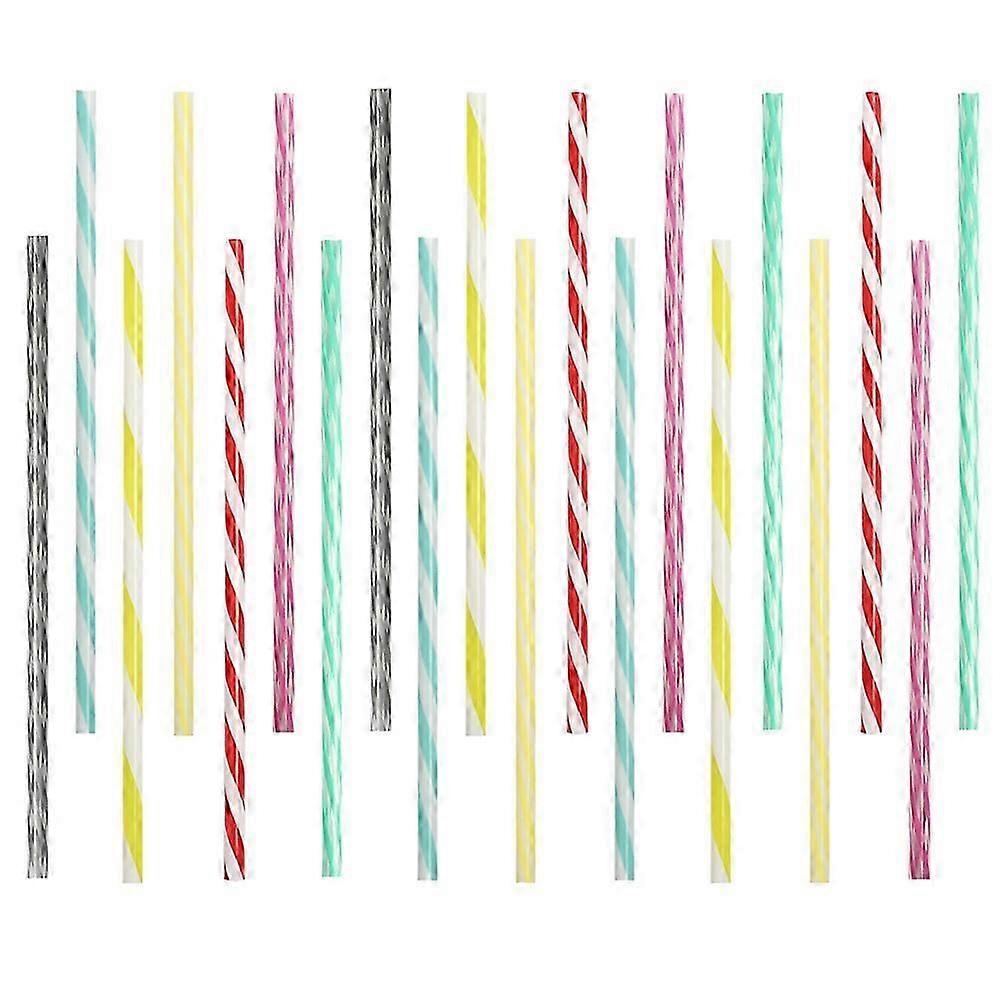 Party Reusable Drinking Multi Color Material 20Pcs Pack