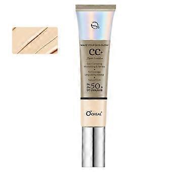30g Cc Cream with Concealer and Skincare Essences for All Skin Types, Suitable for Wet or Dry Application