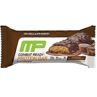 MusclePharm, Combat Ready™ Protein Bar, Chocolate Peanut Butter Cup, 1.9 oz (54 g), 7-Pack