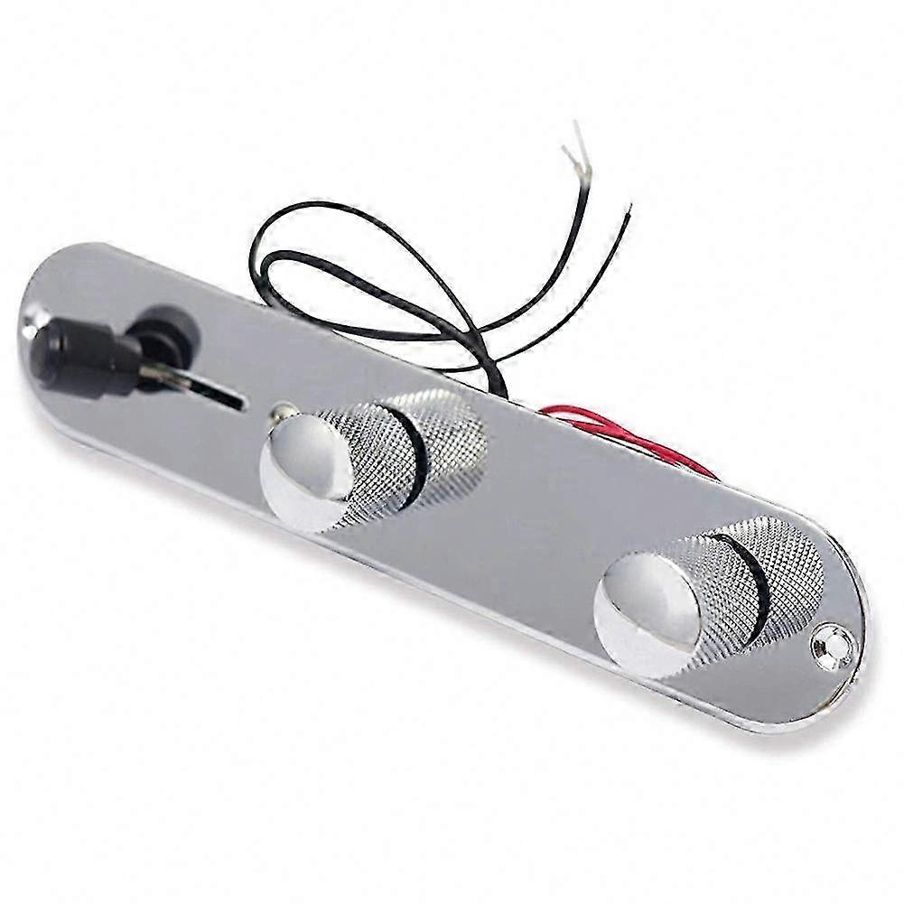 Guitar PCBA, Three Way Switch Plate, Direct Circuit Base Without Socket Cutouts, Replacement Part