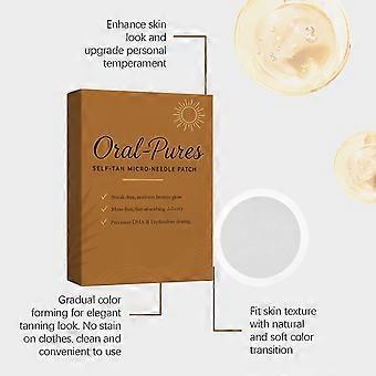 Self-Tan Micro Needle Patches, Streak-Free Golden Tan (7-Pack)