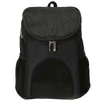 Pet Breathable Backpack Shockproof Foldable Cat Travel Carrier with Carry Handle compatible with Pets Cats