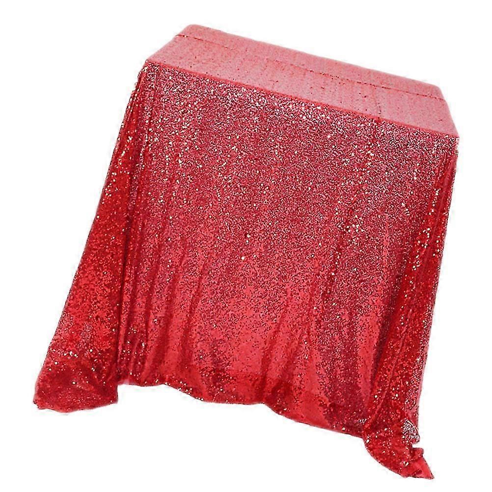 Tablecloth Sequin Table Cloth Luxurious Setting Dessert Table Display Table Buffet Table Decor 1Pcs