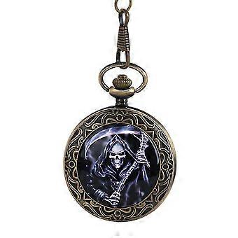 Digitale Taschenuhr Totenkopf Taschenuhr Retro Taschenuhr Taschenuhren Männer Taschenuhr Geschenk