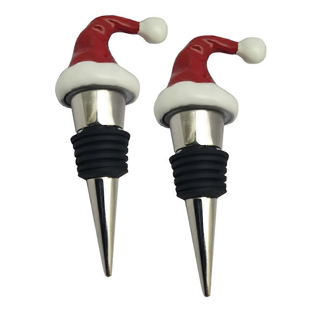 Assorted Color Christmas Stoppers for Use 8Pcs