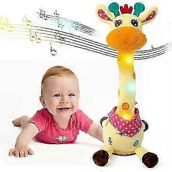 Musikalisches Giraffenspielzeug - singt, tanzt und wiederholt, was Sie sagen tanzende Giraffe Spielzeug Giraffe Stofftier Spielzeug
