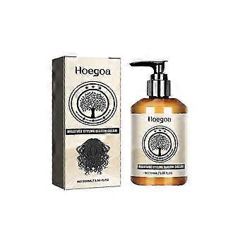 Crème coiffante hydratante à l'élastine, boucles volumisantes, brillance, effet naturel, effet gonflant, après-shampoing coiffant