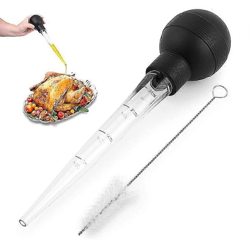 (large) Turkey Applicator With Cleaning Brush - For Cooking