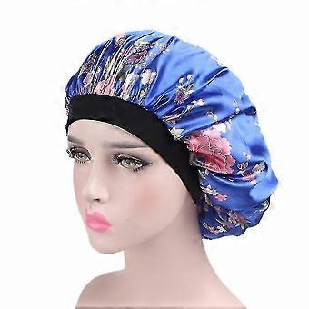 1pc Reusable Satin Bonnet Soft Night Hat Sleep Cap Haircare Elastic Fashion