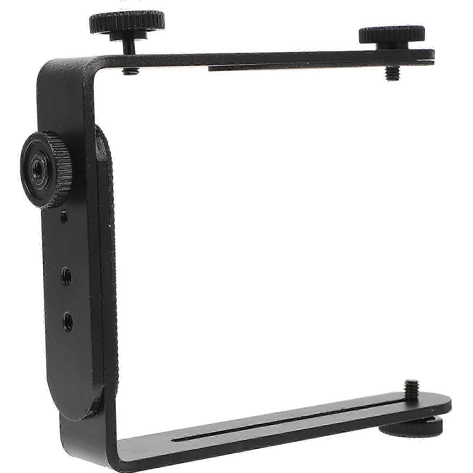 L-Shape Camera Bracket Metal for Flash Light Holder with Screw