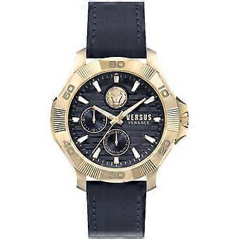 Versus by Versace Men's Watch Wristwatch DTLA VSPZT2121 Leather