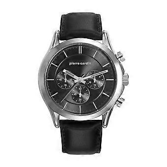 Pierre Cardin mens montre montre cuir HOMME BOTZARIS Chrono PC107201F02