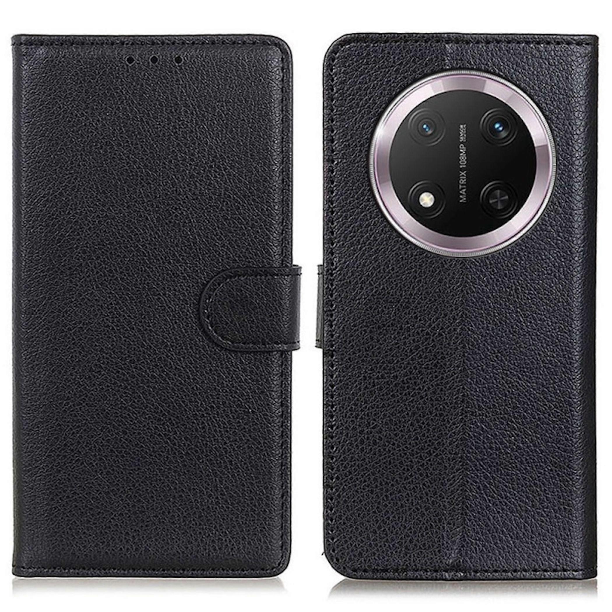 Phone case flip cover for Honor Magic 8 Lite, faux leather flip case, protective wallet