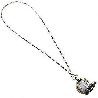 Vintage Pocket Watch for Men Women, Zinc Alloy Decorative, Reliable Movement, Protective Cover, with Chain, 1 Piece