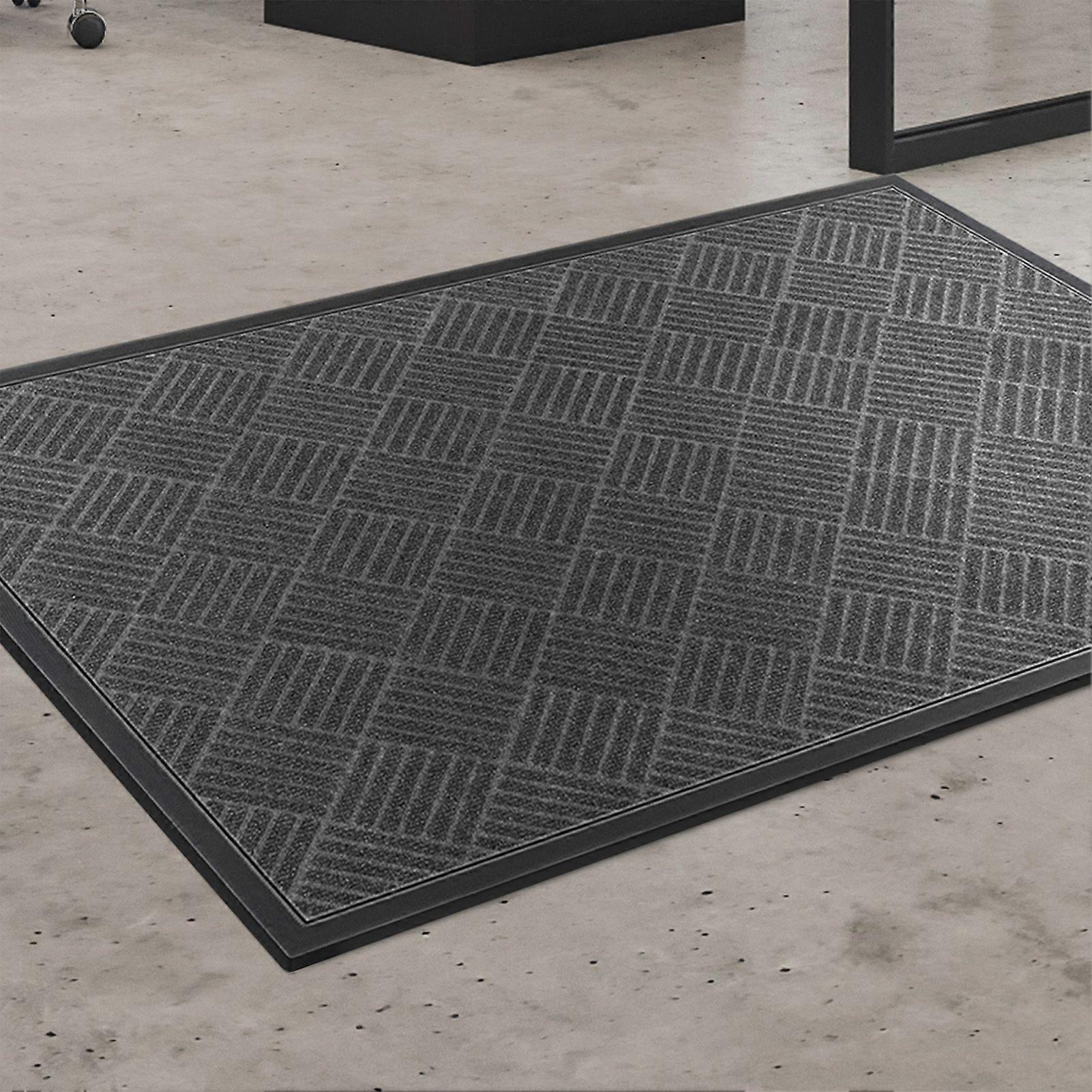 Rubber Door Mat 150*90CM Deep Gray
