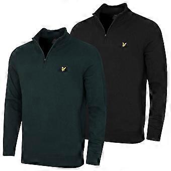 Lyle & Scott Herren 1874 Quarter Zip Pullover, atmungsaktiver Golfpullover