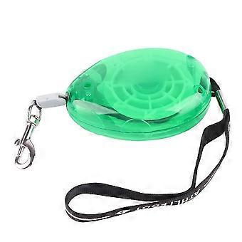 Small and Medium Dog Collar Automatic Retractable Dog Leash Puppy Traction Chain (Green)