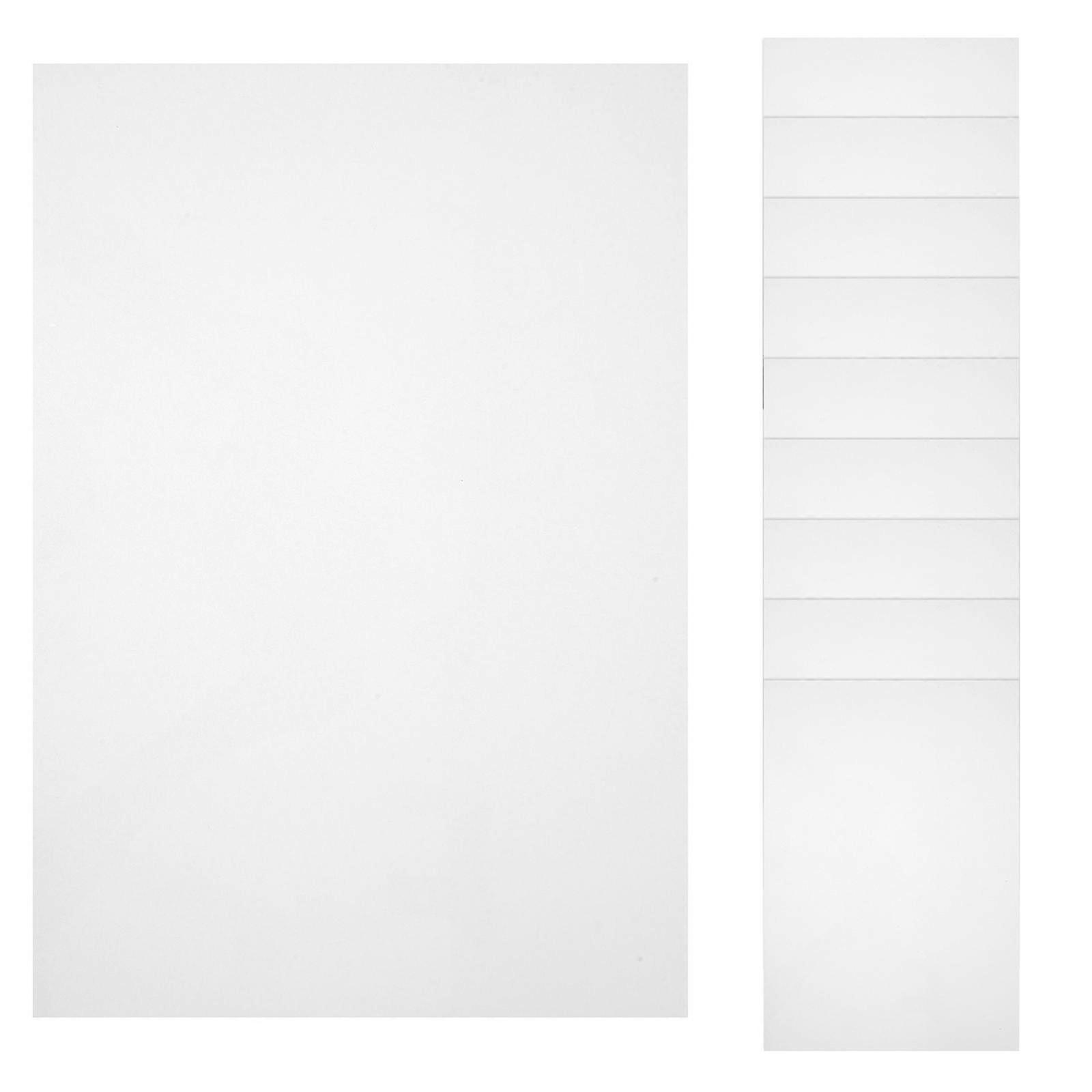 Shrinkable Sheets Heat Shrink Sheets for DIY Projects 10Pcs White Craft Material
