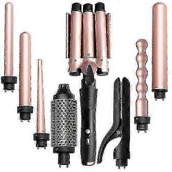 BESTOPE PRO 5-in-1 Waver Curling Iron Wand Set with Fast Heating, Hair Crimper & Curler for All Hair Types, Women
