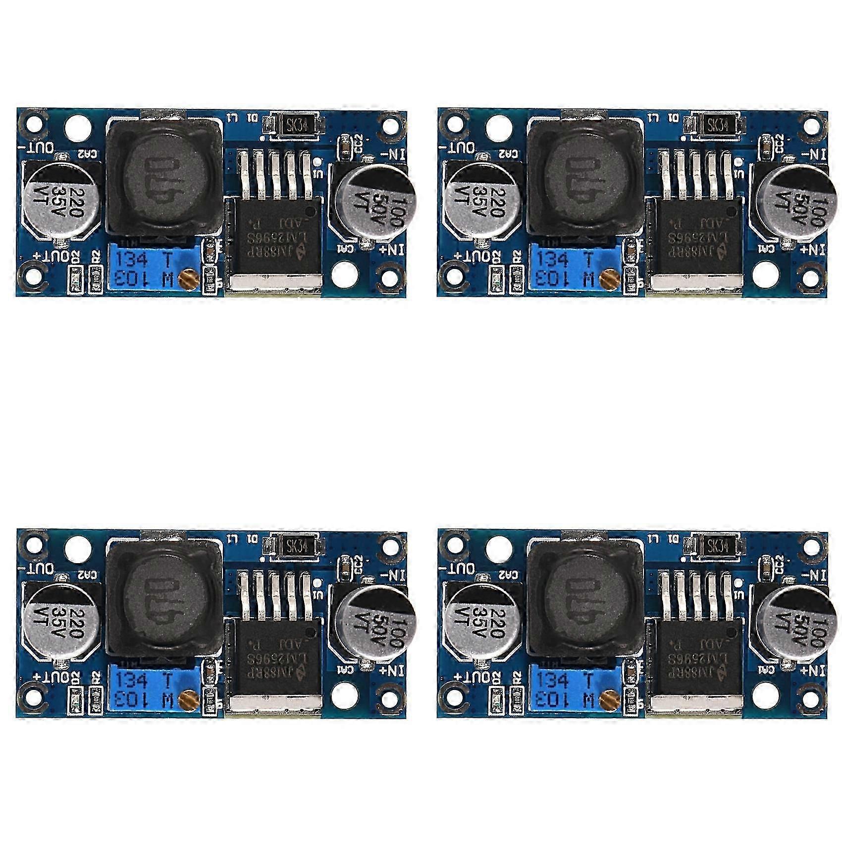 4X Lm2596 DC Converter Module - DC Adjustable Step Down Power Module Step Down Converter