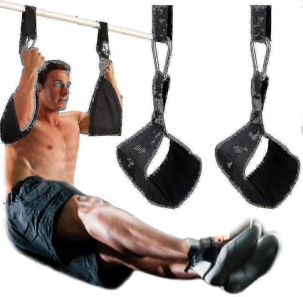 Hanging Ab Straps Arm Straps compatible with Abdominal Training Equipment With D-ring Hook