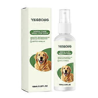 Tartar Control Dentals Spray For Dogs Gentle Formulas Helps Reduce Plaque Tartar Buildup Fresh-Breath Oral Care Spray