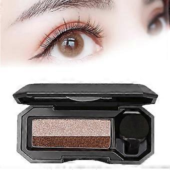 Two-Tone Eyeshadow, Waterproof Two-Tone Eyeshadow, Two-Tone Lazy Eyeshadow, Portable Two-Tone Eyeshadow Palettes, Glitter Coloured Gradation