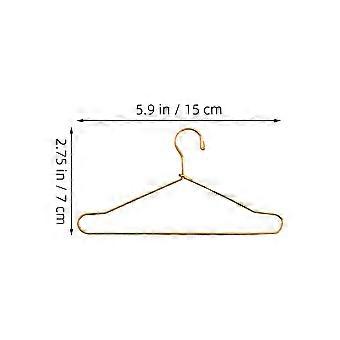 Durable Metal Doll Clothes Hangers for 20Pcs Doll Dress Outfit Organization