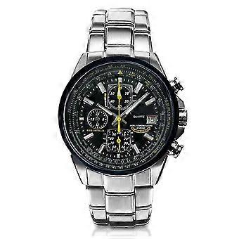 Reloj volador de la serie Blue Angel, cronógrafo de cuarzo analógico 30M impermeable luminoso para hombre relojes de negocios trabajo deporte casual diseñador de moda vestido